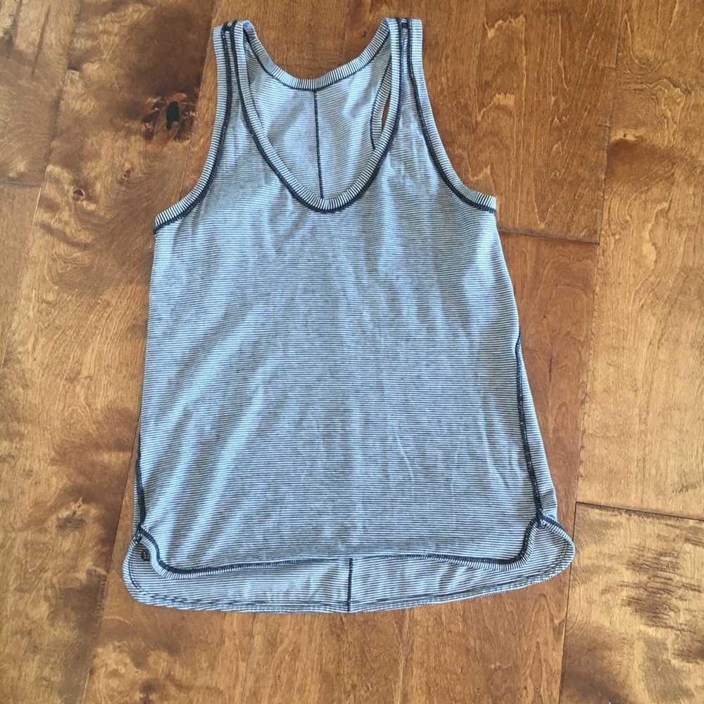 Striped Lululemon tank top